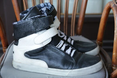 Supra TK Society II black white, US 14, UK 13, EU 48.5, JP 32, skate sneakers - Imagen 1 de 4