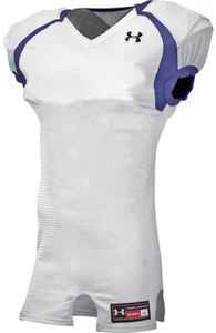 Men's Football Jersey White Navy Size Small Mesh Under Armour / NEW / Authentic - Picture 1 of 1