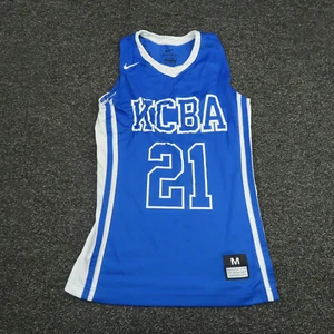 Nike Tank Top Youth Medium Blue Sleeveless Breathable Running Basketball Boys - Picture 1 of 8