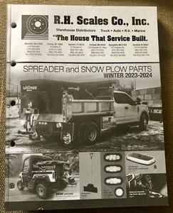2023-2024 R. H. Scales Co. Spreader and Snow Plow Parts Product Catalog - Bild 1 von 1