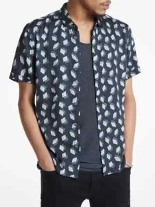 NWT $268 John Varvatos Loren Mens Button Shirt Size: Medium - Picture 1 of 5