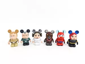Disney Vinylmation Star Wars Marvel Pixar Leia Luke Baymax schwarze Witwenfiguren - Bild 1 von 7