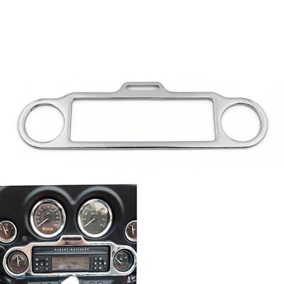 Stereo Accent Trim Ring Cover Fit Ultra Classic Touring FLHX FLHT Chro US A - Image 1 of 4