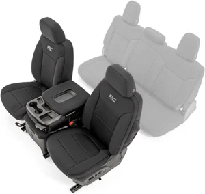 Front Neoprene Seat Covers for Chevy/Gmc 1500 (2019-2025) - UV & Water Resistant - Picture 1 of 2