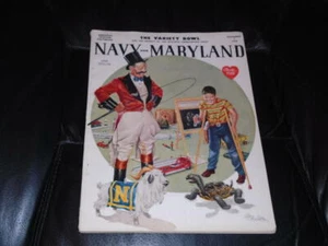 1959 MARYLAND AT NAVY COLLEGE FOOTBALL PROGRAM EX-MINT - Picture 1 of 2