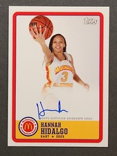 2023 Topps Chrome McDonald's #PA-HH Hannah Hidalgo Gameday Autograph On Card