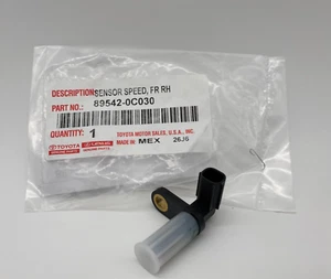Toyota 2018-2022 Tundra Sequoia Passenger Front & Rear Speed Sensor Genuine OE - Picture 1 of 3