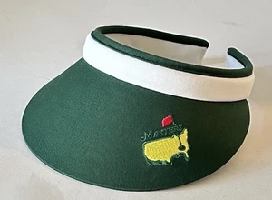 Women's Vintage Masters Golf Green Sun Visor Hat Cap 2006 Magnolia Lane Made USA - Picture 1 of 9