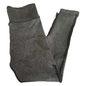 Offline By Aerie NWT Hi-Rise 7/8 Leggings Braided Ribbed Gray Size L Seamless - Picture 1 of 15