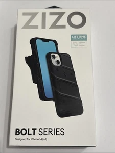ZIZO BOLT Series Holster Case for iPhone 14 - Black - Picture 1 of 3