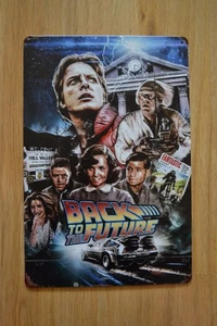 ZURÜCK IN DIE ZUKUNFT Blechschild - Retro - Vintage - Filmplakat - Deko - Bild 1 von 1