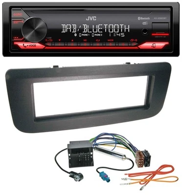 JVC Bluetooth USB DAB MP3 Autoradio für Skoda Fabia 5J 07-14 Praktik Roomster ab - Bild 1 von 4
