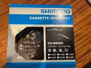 Shimano Ultegra CS-R8000 Road Bike Cassette Sprocket: 11-Speed 11-28T - Picture 1 of 3
