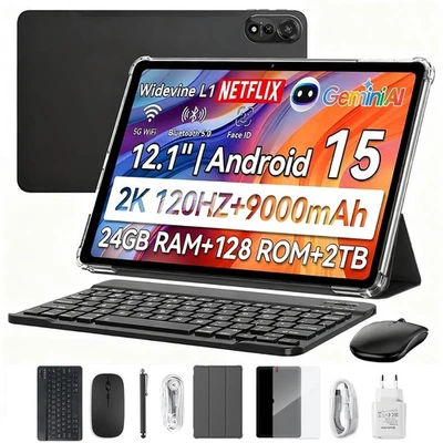 Blackview MEGA 2 Android 15 Tablet 12 Zoll 4G LTE+5G WiFi 24GB+128GB Widevine L1 - Bild 1 von 4