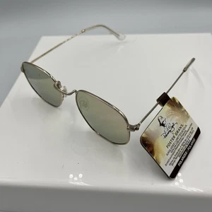 T15.3 Panama Jack Sunglasses PJP 23 1003 PNK F Gold Trim POLARIZED Mirrored - Picture 1 of 8