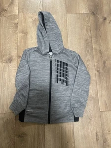 Nike  Kids 5/S Full-Zip Hoodie Gray - Picture 1 of 3