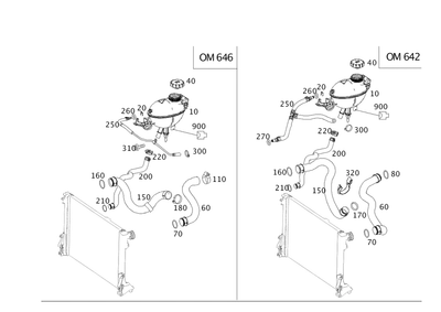 Manguera original Mercedes-Benz 204-501-03-82 Foto 1 de 2
