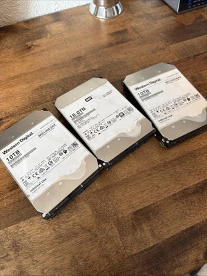 Three (3) WD Ultrastar 10TB — SMART Good - All Working - Image 1 of 4