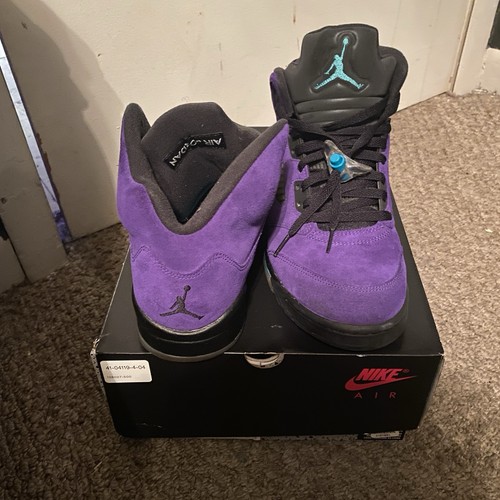 Nike Air Jordan 5 v Retro Uomo Taglia 11 US Alternate Grape 136027 500