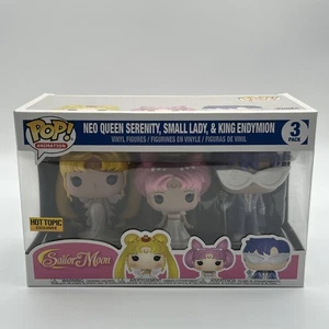 Funko Pop Sailor Moon Neo Queen Serenity - Small Lady - King Endymion 3-Pack - Picture 1 of 5