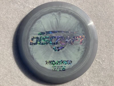 Discraft ESP Thrasher-Swirly Gray w Halo & Holographic Hearts Foil - Image 1 of 4