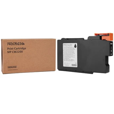 Genuine Ricoh MP CW2200 Black Ink Cartridge | High Yield 160ml | 2-Yr Warranty - Image 1 of 4