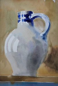 Kliefert-Gießen, Mathilde (1887Pries/Kiel–1978 Stralsund) "Stillleben mit Krug" - Bild 1 von 5