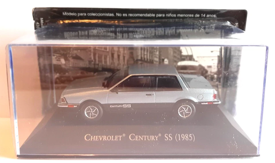 92) DIE CAST CHEVROLET CENTURY SS (1985) GRANDES AUTOS MEMORABLESEN MÉXICO 1/43 - Immagine 1 di 1