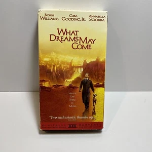 What Dreams May Come - VHS (Blockbuster) Video Tape Movie Rental Robin Williams - Picture 1 of 4