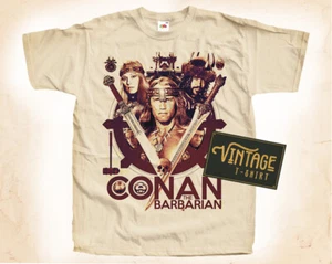 Conan der Barbar T-SHIRT T-Shirt Filmposter Vintage Natur T-Shirt Größen S bis 5XL - Bild 1 von 2