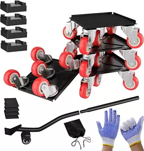 Heavy-Duty Furniture Movers with 5-Wheel Dolly Set – 4 Pack, 1322 LBS Capacity, - Picture 1 of 6