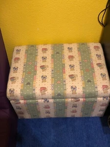 Kindertruhe im Bärendesign für Spielzeug etc. - Bild 1 von 1