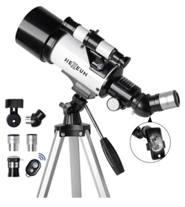Hexeum Telescope 70mm Aperture 500mm AZ Mount Fully Multi-Coated Optics - Picture 1 of 3