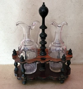 Altes Gewürzservier Öl Essig - Bild 1 von 5