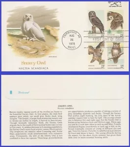 USA5 #1760-63 U/A FLEETWOOD FDC ZIP PB4 American Owls - Picture 1 of 1