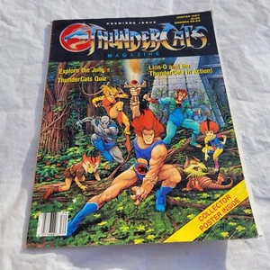 Thundercats Magazine Poster Intact Number 1 Winter Premiere Issue 1987 - Imagen 1 de 12