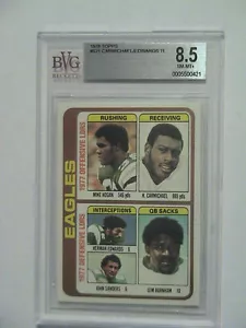 1978 Topps Harold Carmichael Herm Edwards Philadelphia Eagles BGS 8.5 NM-MT+ - Bild 1 von 2