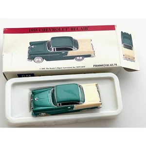 1955 Chevrolet Bel Air modellino auto pressofuso, 2001 Reader's Digest Promo Collectibl - Foto 1 di 6