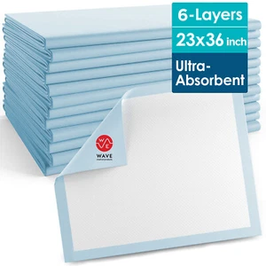 600 Pads Adult Urinary Incontinence Disposable Bed pee Underpads 23x36 - Picture 1 of 3