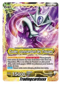 ♦Dragon Ball Super♦ Cooler, Troop Commander [LEADER]: BT2-101 UC -VF- - Picture 1 of 2