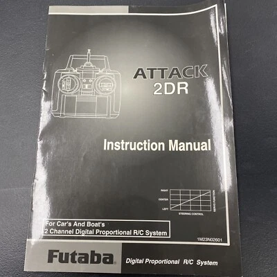 Futaba Attack 2DR R/C Transmitter User Manual Sheet OZRC #10 ML1118 - Bild 1 von 2