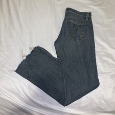 DKNY JEANS Boot Cut Low Rise Fit Dark Wash Blue Jeans Denim Pants Women's Size 7