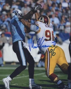 FOTO 8X10 FIRMADA AUTOGRAFIADA DE MA'AKE KEMOEATU REDSKINS CON CERTIFICADO DE AUTENTICIDAD - Imagen 1 de 2