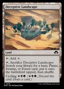 Deceptive Landscape x1 1x FOIL Modern Horizons 3 NM MTG - Picture 1 of 1