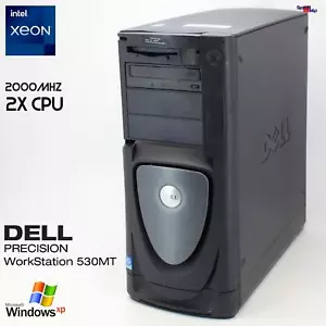 Profi Dell Precision Workstation 530 Mt Computer Pc Server Dual Xeon 512Mb 80Gb - Picture 1 of 7
