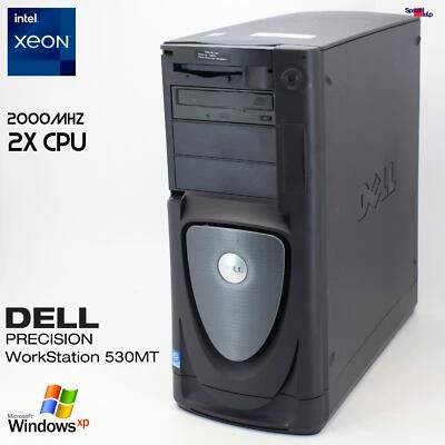 PROFI DELL PRECISION WORKSTATION 530 MT COMPUTER PC SERVER DUAL XEON 512MB 80GB - Bild 1 von 4