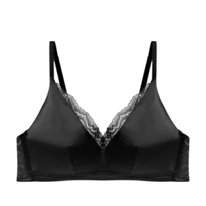 Women's Mulberry Silk Bralette Bra Underwired Thin Wireless Soft Breathable T211 - Picture 1 of 21