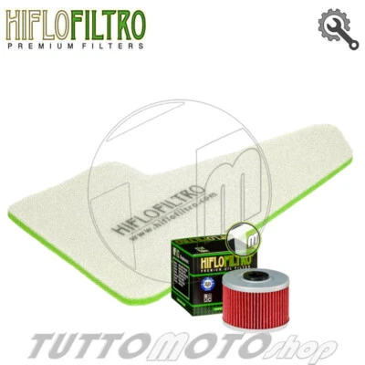 Filtro aria + Filtro olio HONDA XR 650 R 2000-2007 / Tipo Originale HIFLO XR650 - Immagine 1 di 4