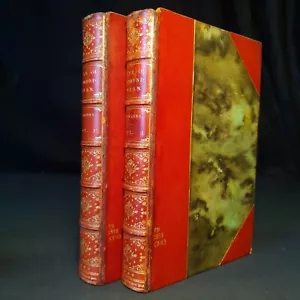 1869 LIFE EDMUND KEAN Hawkins BIOGRAPHY 2 Vols SHAKESPEAREAN ACTOR Fine Bindings - Bild 1 von 12