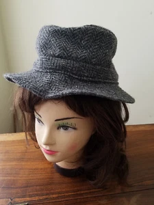 Vintage Hats of Ireland Castlebar 100% Pure Wool Donesal Tweed Herrenhut - Bild 1 von 7